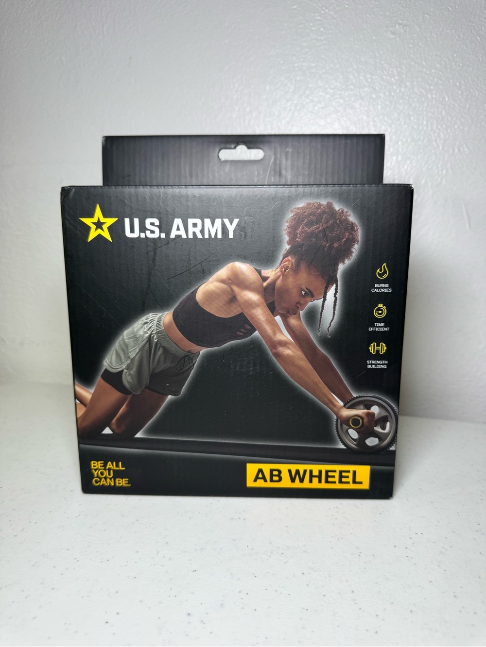 U.S. ARMY AB Wheel Build Core Strength and Tone Muscle New Original Box